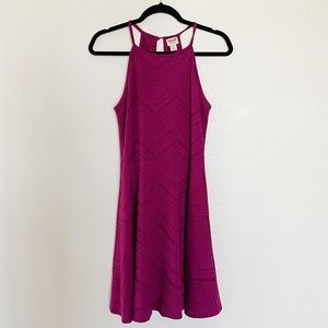 Mossimo Maroon skater dress